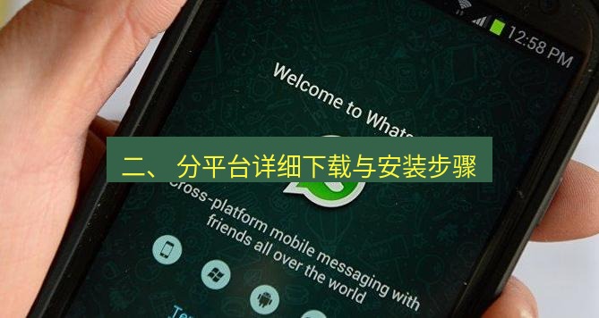 whatsapp下载 二、 分平台详细下载与安装步骤